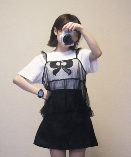 INTER FACTORY（インターファクトリー） スカート 花柄ポケットの