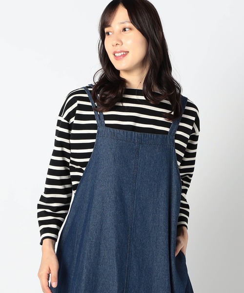 Grand PARK tシャツ 日本製 デラヴェ 天竺ボーダーカットソー