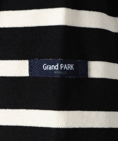 Grand PARK tシャツ 日本製 デラヴェ 天竺ボーダーカットソー