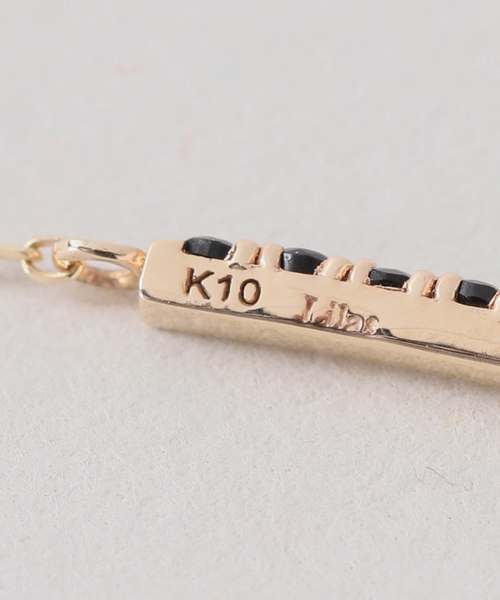 Lilas ブレスレット オニキスバーブレスレット K10 レディース Lilas ブレスレット オニキスバーブレスレット K10 レディース