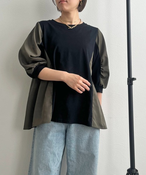 LHELBIE(レルビエ) tシャツ ワークデザインプルオーバー LHELBIE(レルビエ) tシャツ ワークデザインプルオーバー