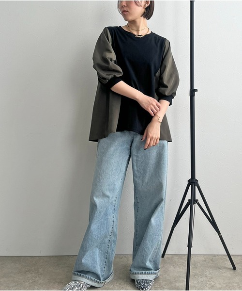 LHELBIE(レルビエ) tシャツ ワークデザインプルオーバー LHELBIE(レルビエ) tシャツ ワークデザインプルオーバー