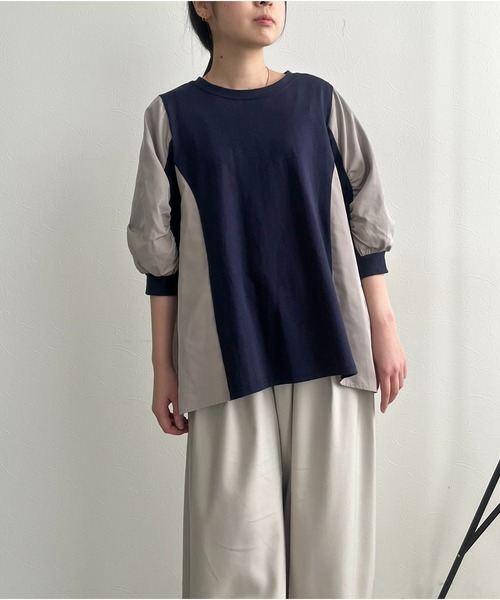 LHELBIE(レルビエ) tシャツ ワークデザインプルオーバー LHELBIE(レルビエ) tシャツ ワークデザインプルオーバー