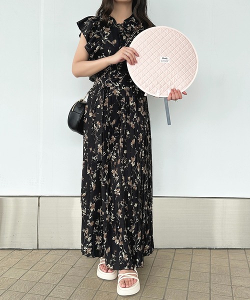 apres jour ワンピース ノースリーブ花柄ワンピース「ZOZOTOWN