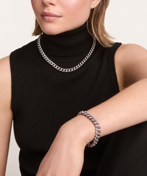 ブレスレット Chunky Chain Bracelet レーディスブレスレット ローズゴールド／シルバー／ゴールド レディース メンズの画像