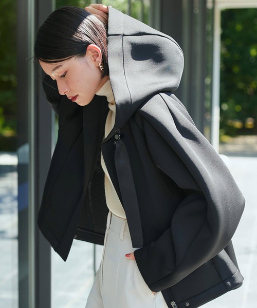 RUIRUE BOUTIQUE コート アウター 洗える ストレッチ