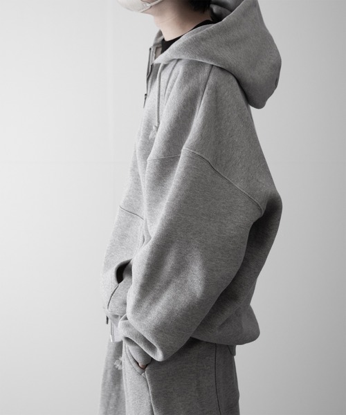 RUUBON パーカー 「RUUBON」brushed lining full zip parker / 裏起毛
