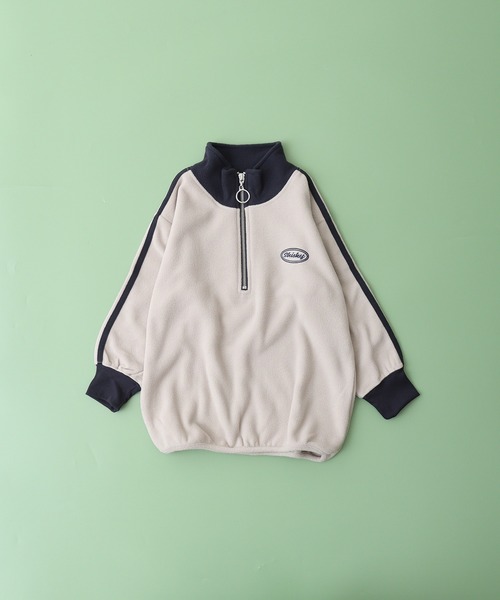 KRYclothing ハーフジップトレーナー FUSINKAN サイドライン KRYclothing ハーフジップトレーナー FUSINKAN サイドライン