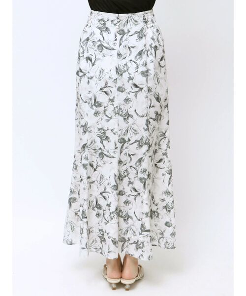 LAGUNAMOON（ラグナムーン） スカート 楊柳フラワーナローフレア