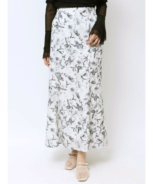 コルピエロ Col Pierrot 23SS washable rayon cotton スカート フレア