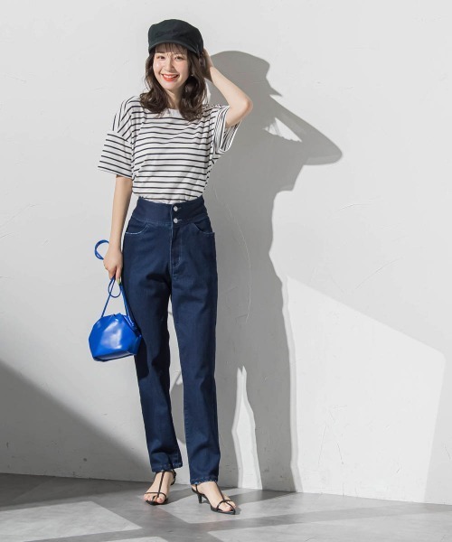 VICKY」 スキニーデニムパンツ M ブラック レディース : 89315688 