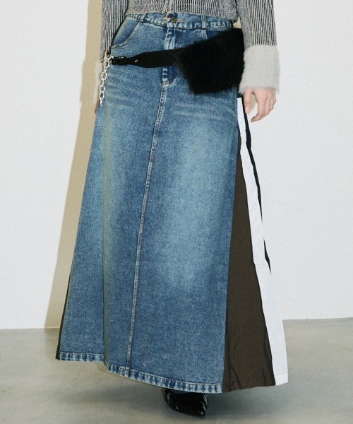 【THEAIRTOWN】ACE PING DENIM SKIRT デニム スカート ace ping denim sk (2color) - THEAIRTOWN | 60% - Asian