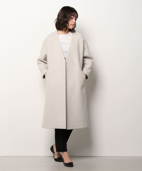 green label relaxing FAbRICA ノーカラーコート green label relaxing（グリーンレーベルリラクシング）の「[ FAbRICA