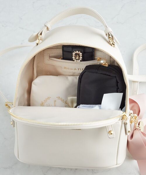 Maison de FLEUR（メゾンドフルール） デイバック リュック リボンM