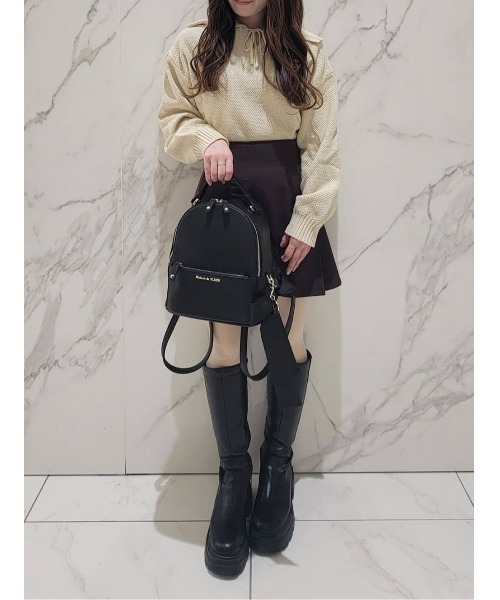 Maison de FLEUR（メゾンドフルール） デイバック リュック リボンM 