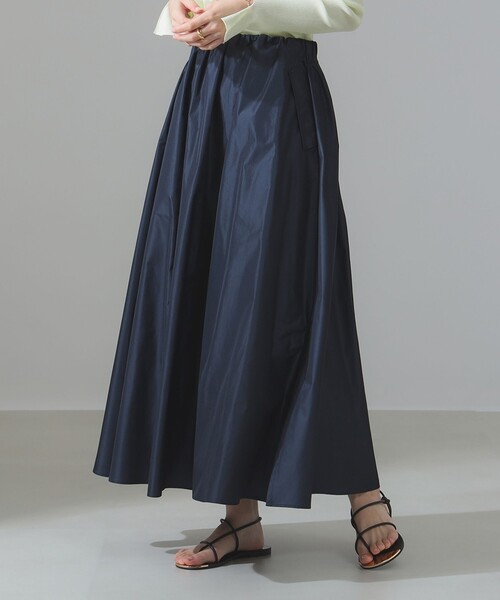 Bellfy ❤︎美品❤︎デミルクスビームス❤︎目黒さん着用タフタスカート Demi-Luxe BEAMS スカート タフタ ボリュームスカート「手洗い可