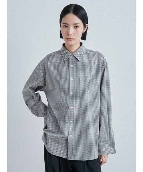 MIESROHE シャツ ブラウス ベーシックダブルカフスシャツ レディース 