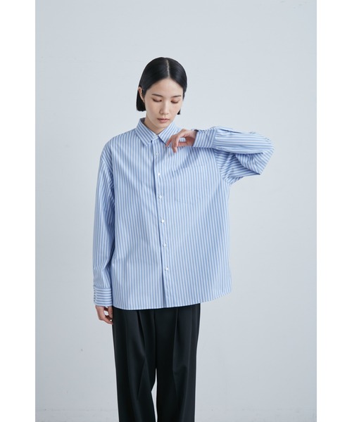 MIESROHE シャツ ブラウス ベーシックダブルカフスシャツ レディース 