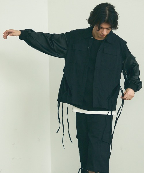 フリンジデザイン ホワイトノースリーブ Shoowtime sleeveless fringe design tops / ノースリーブフリンジ