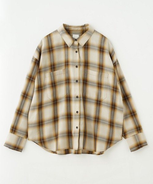 ブラウス シャツ チェックシャツ レディース