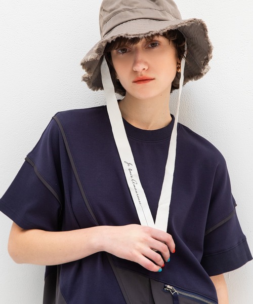 AULA AILA ポケットコンビネーションTシャツ AULA AILA tシャツ ポケットコンビネーションTシャツ レディース