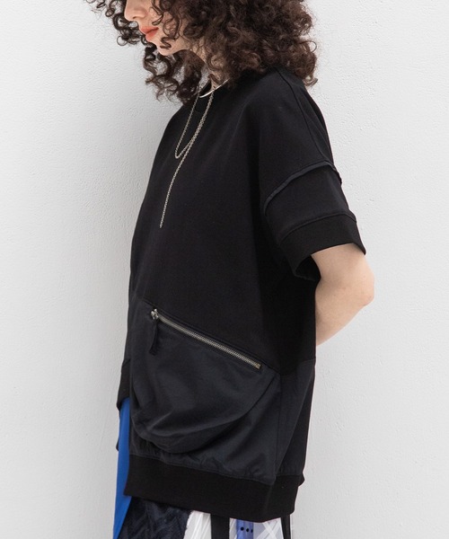 AULA AILA tシャツ ポケットコンビネーションTシャツ レディース