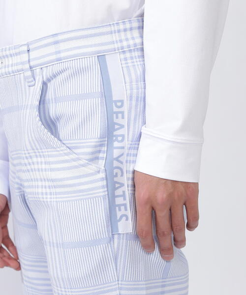 PEARLY GATES TEXBRID ヘリンボンジャガードチェック柄 パンツ TEXBRID ヘリンボンジャガードチェック柄 パンツ | PEARLY GATES