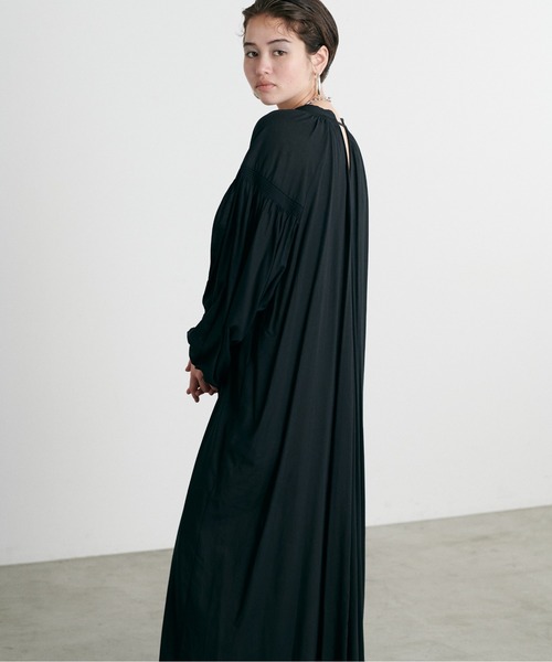 LARUTA ボリュームスリーブワンピース LARUTA ワンピース 「LARUTA」ボリュームスリーブ大人のたっぷり