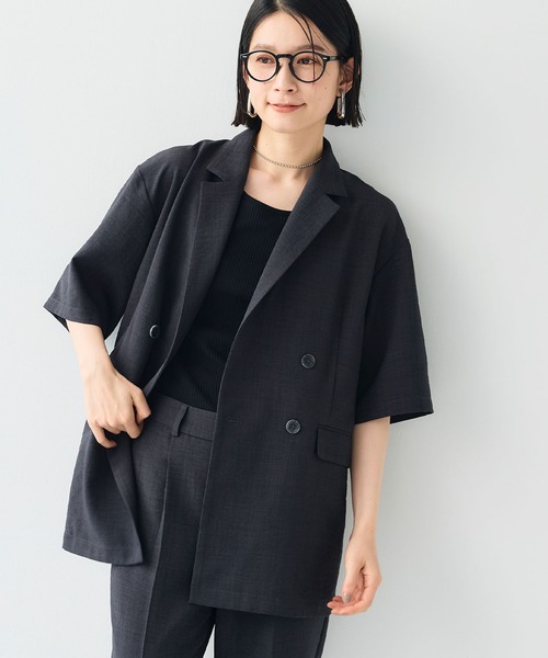 希少 MaxMara 上質 デザイン テーラードジャケット リネン レーヨン
