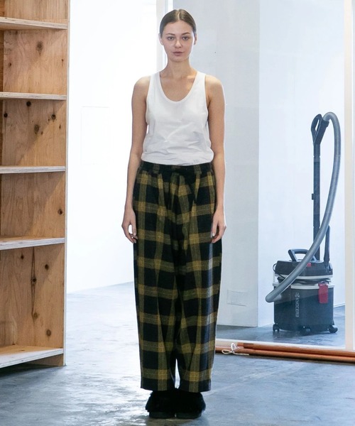 「my beautiful landlet」 イージーパンツ 0 グレー メンズ_画像4