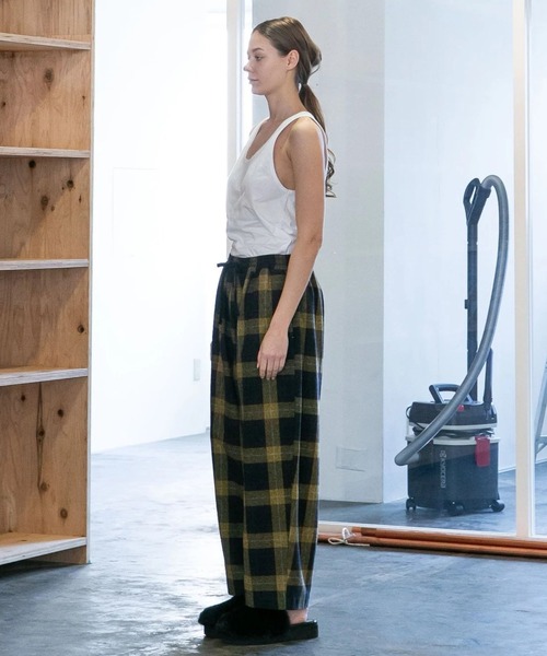 「my beautiful landlet」 イージーパンツ 0 グレー メンズ_画像5