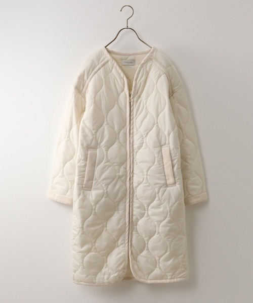 「JF Ready Made」 コート F オフホワイト レディース_画像4