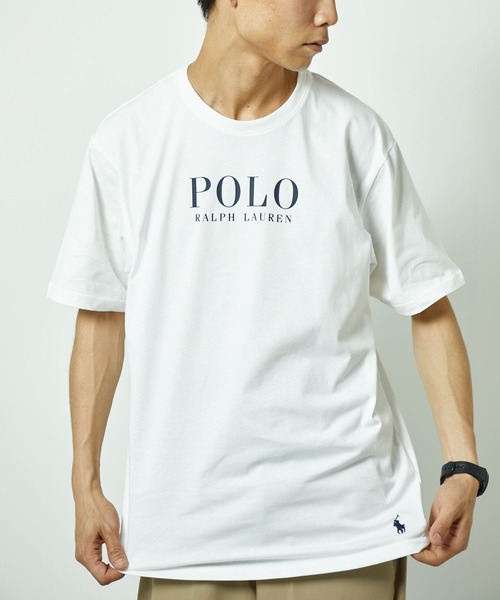 ポロラルフローレンTシャツ コットン ジャージー クルーネック Tシャツ