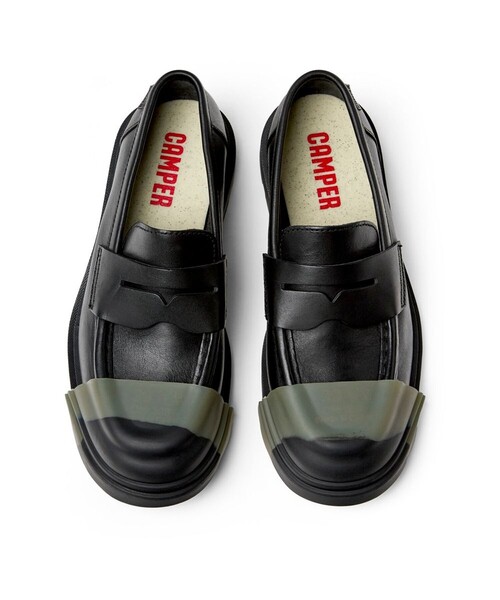 【未使用に近い】CAMPER JUNCTION モカシン〈定価33,000円〉 未使用に近い】CAMPER JUNCTION モカシン〈定価33,000円