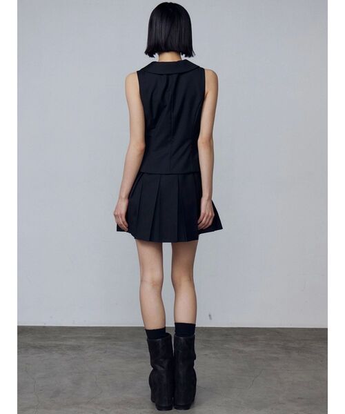 EMODA ワンピース レイヤーベストチェーンワンピース : ZOZOTOWN