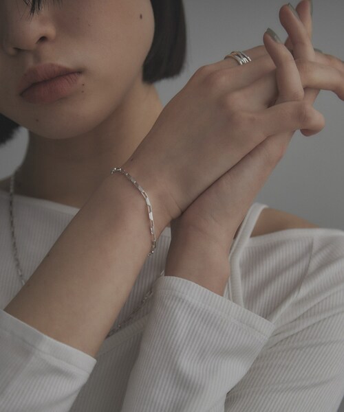 COCOSHNIK ブレスレット ココシュニック COCOSHNIK K18PCマルチカットチェーン ブレスレット