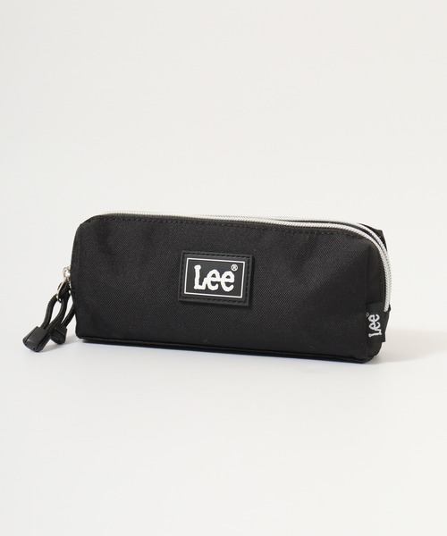 Lee（リー） ポーチ ポリエステル ラバープレート Wファスナー ポーチ