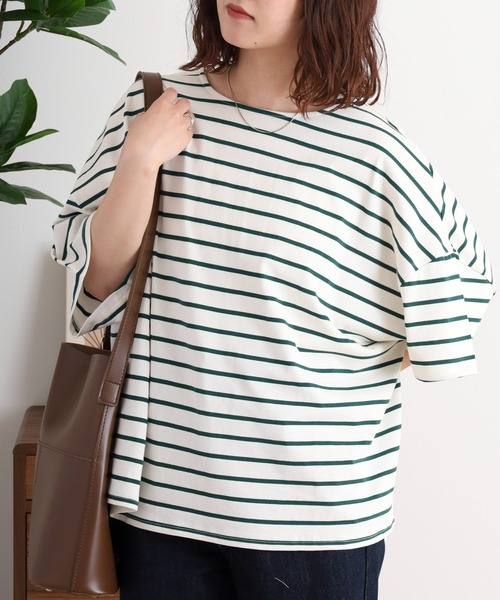 5/22だけ！Ameri VINTAGE ボーダー トップス オフホワイト AMERI VINTAGE｜アメリビンテージのトップス（ボーダー柄）通販 - ZOZOTOWN