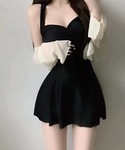 水着 「セット商品」シースルーフリルカーディガ...の詳細画像1