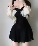 水着 「セット商品」シースルーフリルカーディガ...の詳細画像4