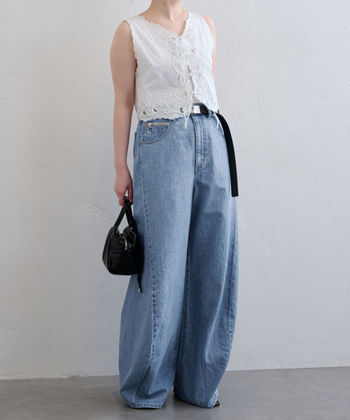 U by SPICK&SPAN ジーンズ デニム デニムパンツ フロースト