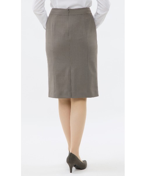 新品セオリーベージュ タイトスカート AOYAMA スカートスーツ 「超ストレッチ/UVカット/防シワ」美