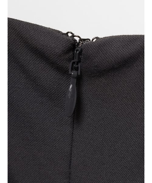 FRAY I.D ブラック カップ付チュールコンビワンピース FRAY I.D ワンピース カップ付きチュールコンビカットキャミ