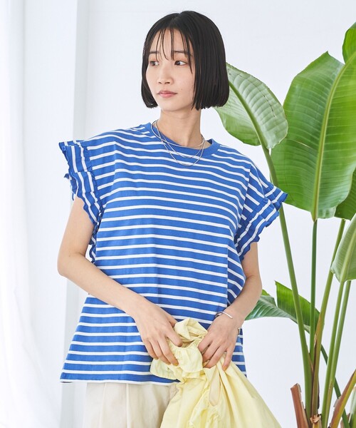 夏にぴったり❤フリルが魅力シンプルゆったりトップス c3908_i1_750.jpg