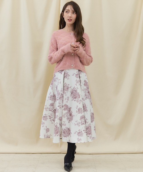 「SWINGLE」 ニットカーディガン FREE ピンク レディース_画像7