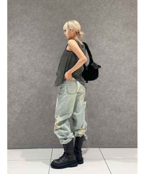 LAGUA GEM ブーツ レディース M LAGUA GEM ブーツ BLURRED LACE UP レディース : ZOZOTOWN Yahoo