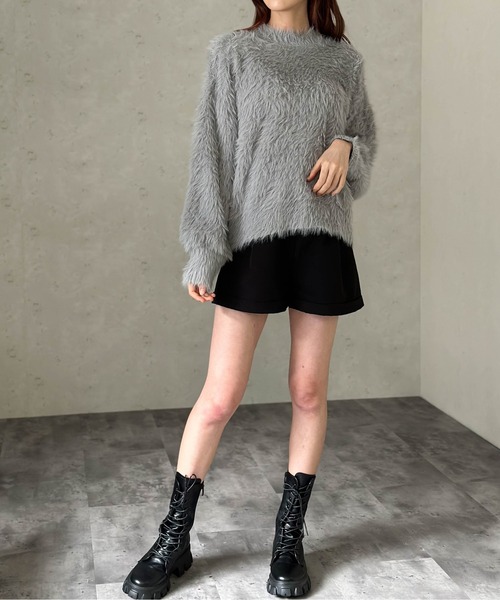 「Per sist ence」 長袖ニット FREE グリーン レディース_画像4