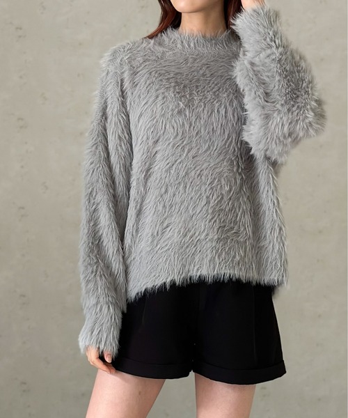 「Per sist ence」 長袖ニット FREE グリーン レディース_画像5