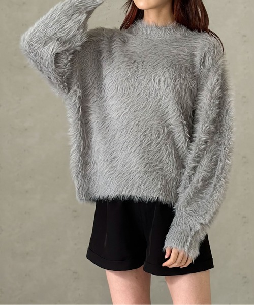 「Per sist ence」 長袖ニット FREE グリーン レディース_画像6