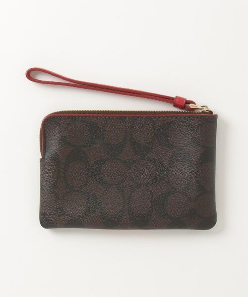 新品☆COACH(コーチ) ポーチ　ブラウン　レザー ポーチ コーチ COACH ポーチ （ブラウン） -ファッション通販 FASHION